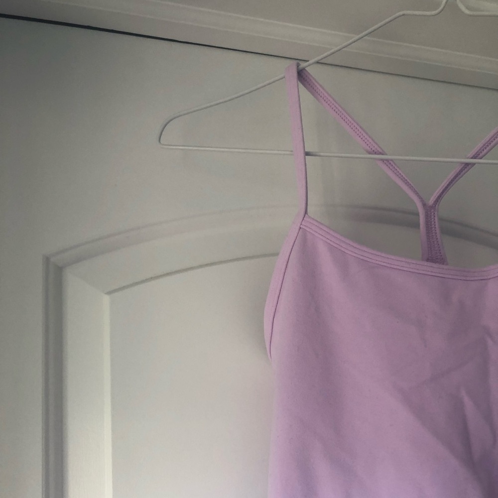 Lululemon purple Power Y Tank